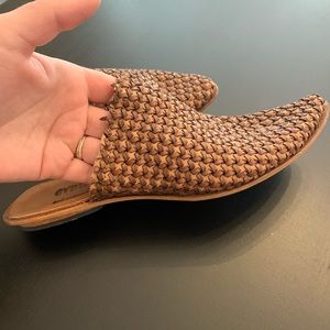 CYDWOQ Vintage Leather Mules